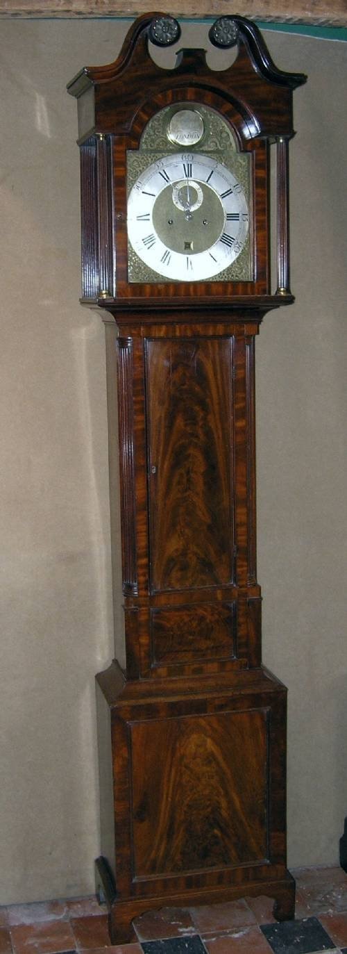 Georgian Mahogany London Longcase Clock